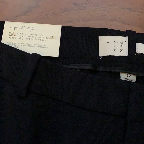 NWT A new day navy trousers size 12 - Picture 3 of 5